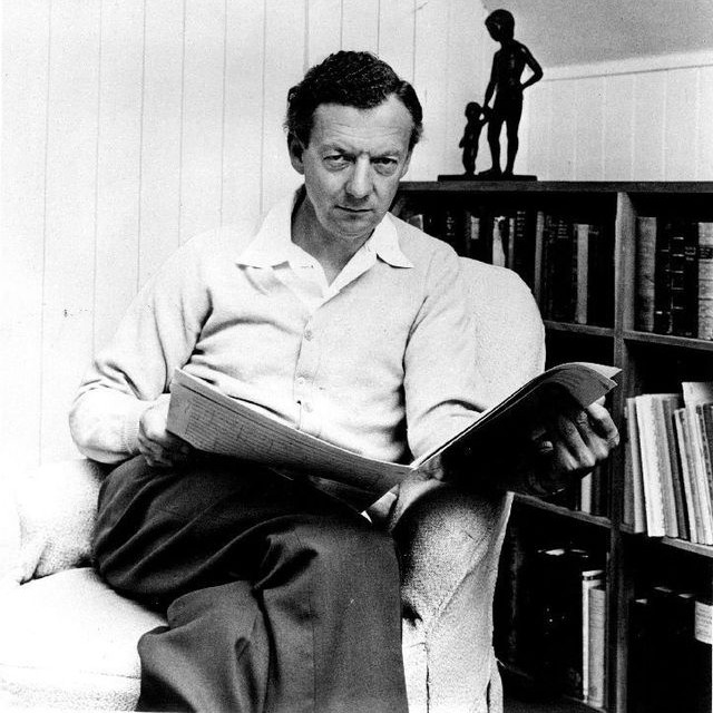 Benjamin Britten in 1968 (photograph courtesy of Wikimedia Commons)