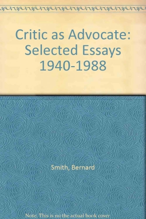 Heather Johnson reviews &#039;The Critic as Advocate: Selected essays 1941–1988&#039; by Bernard Smith