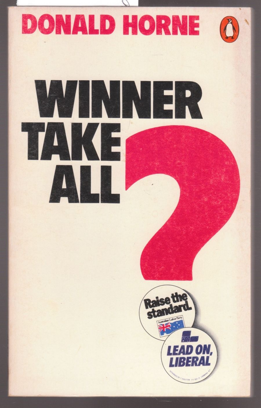 Don Grant reviews Winner Take All? by Donald Horne