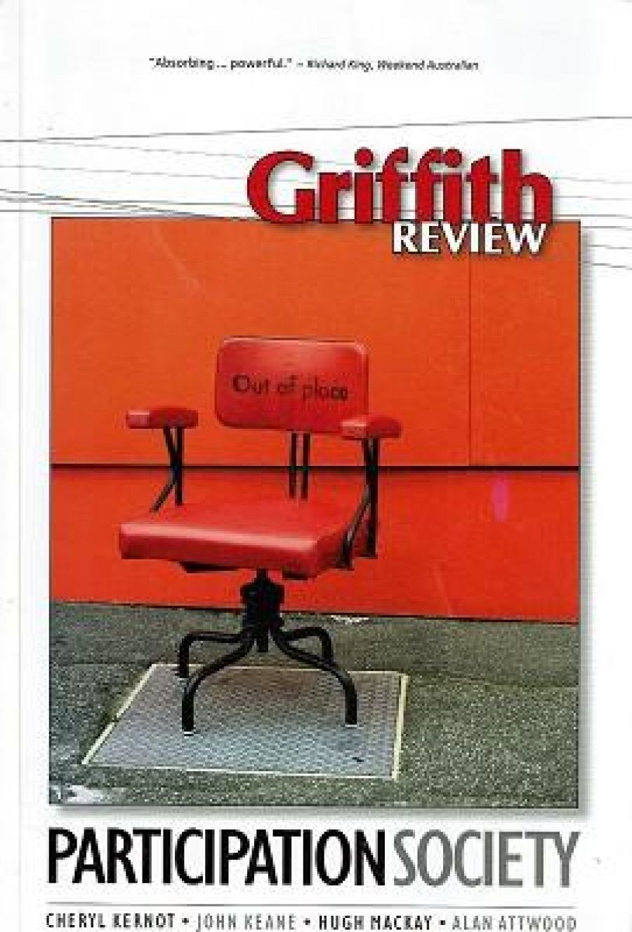 Anthony Lynch reviews Griffith Review 24: Participation Society edited by Julianne Schultz