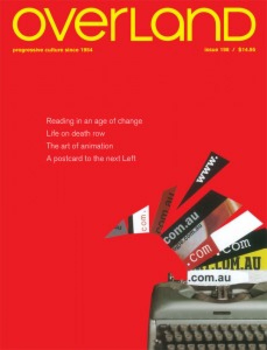 Jay Daniel Thompson reviews Overland 198 edited by Jeff Sparrow