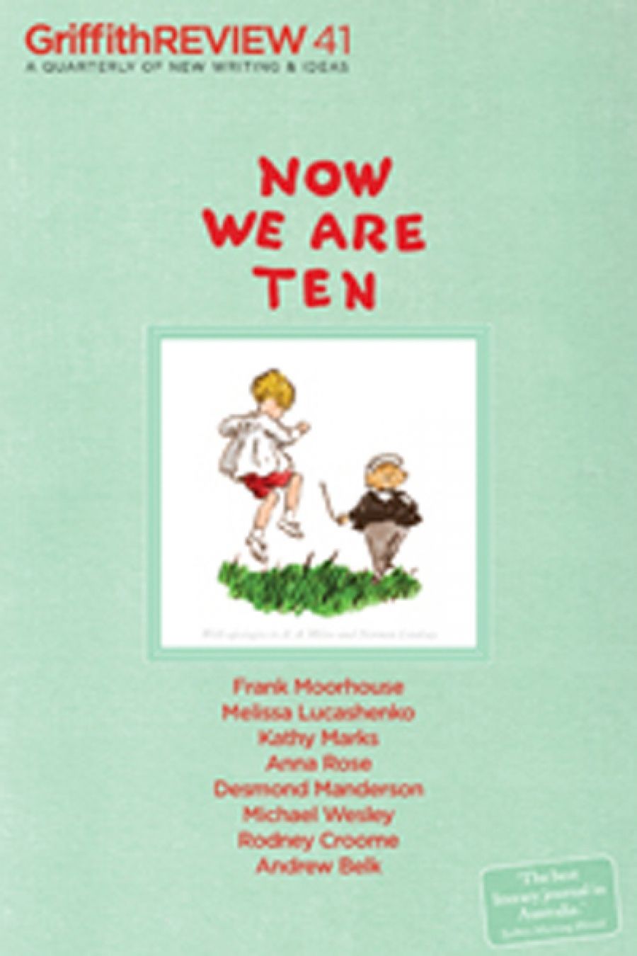 Andrew Fuhrmann reviews Griffith Review 41 edited by Julianne Schultz