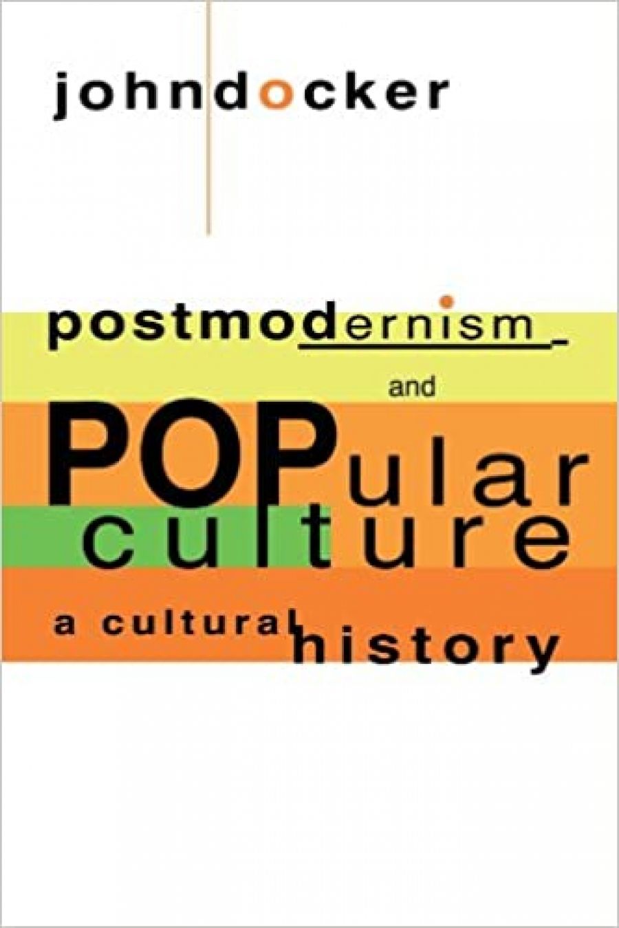 Don Anderson reviews Postmodernism and Popular Culture: A cultural history by John Docker