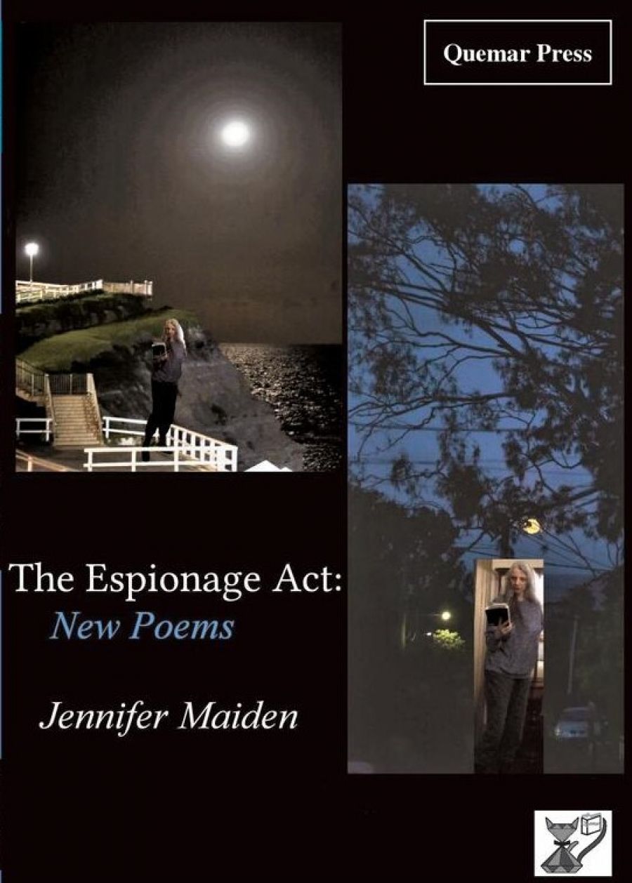 James Jiang reviews The Espionage Act: New poems by Jennifer Maiden
