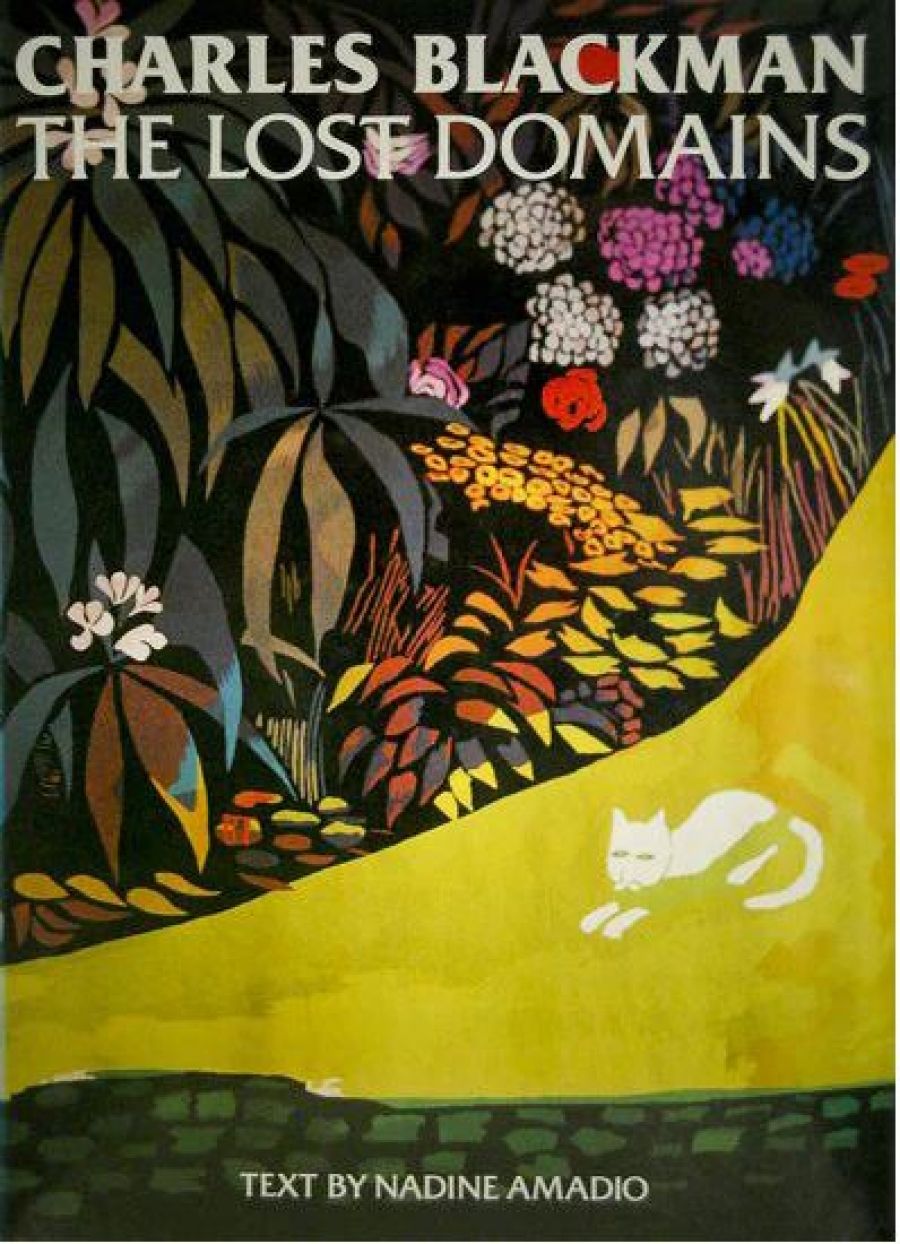 Patrick McCaughey reviews Charles Blackman - The lost domains by Nadine Amadio