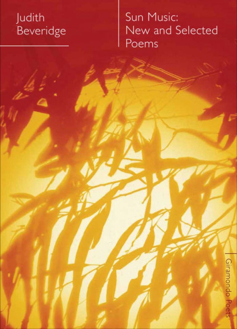 Judith Bishop reviews Sun Music: New and selected poems by Judith Beveridge