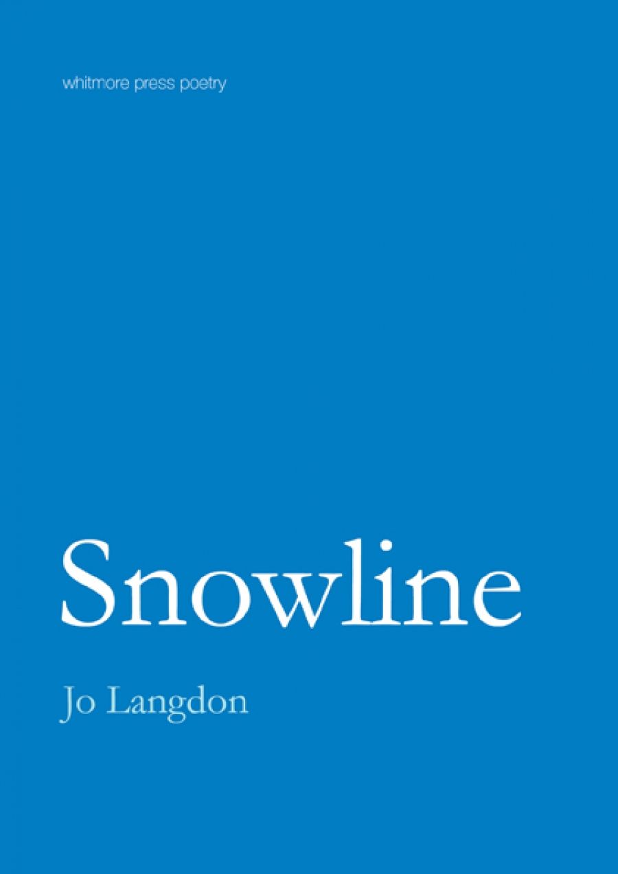 Peter Kenneally reviews Snowline by Jo Langdon