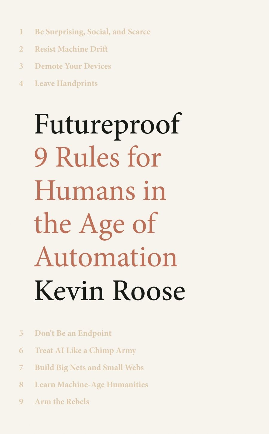 Joshua Krook reviews Futureproof: 9 rules for humans in the age of automation by Kevin Roose