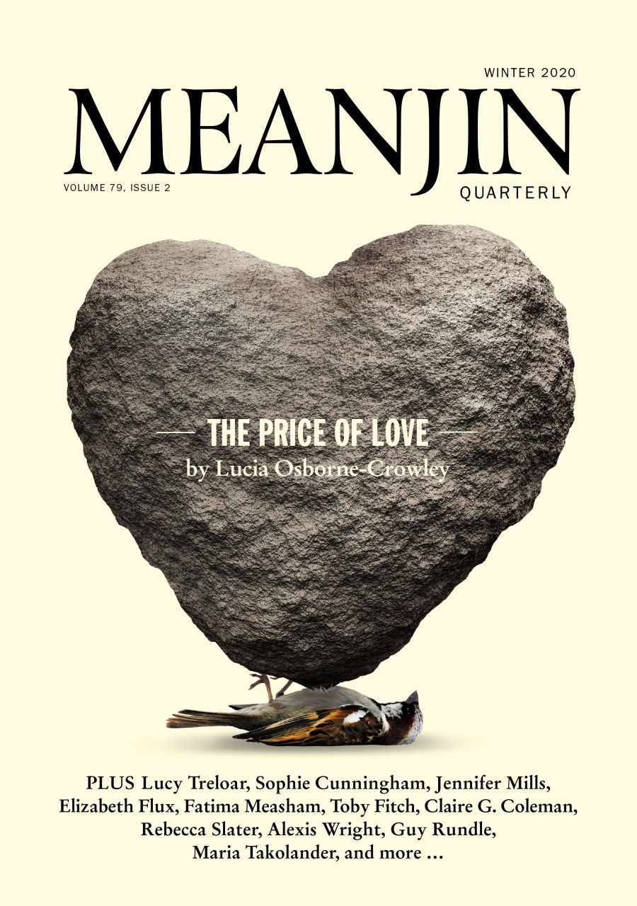 Elizabeth Bryer reviews Meanjin Quarterly: Volume 79, Issue 2 edited by Jonathan Green