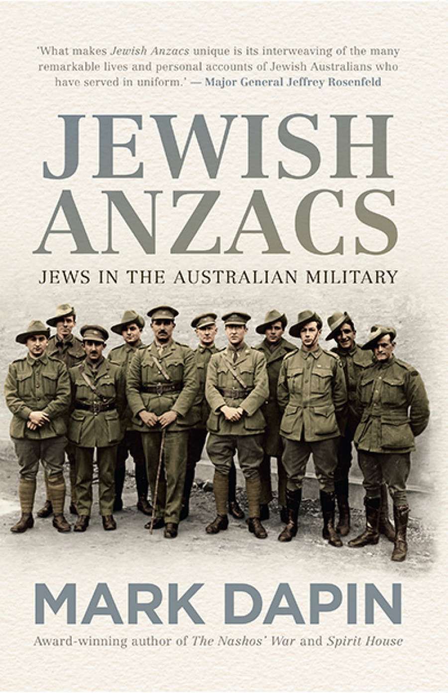 Elisabeth Holdsworth reviews Jewish Anzacs: Jews in the Australian military by Mark Dapin