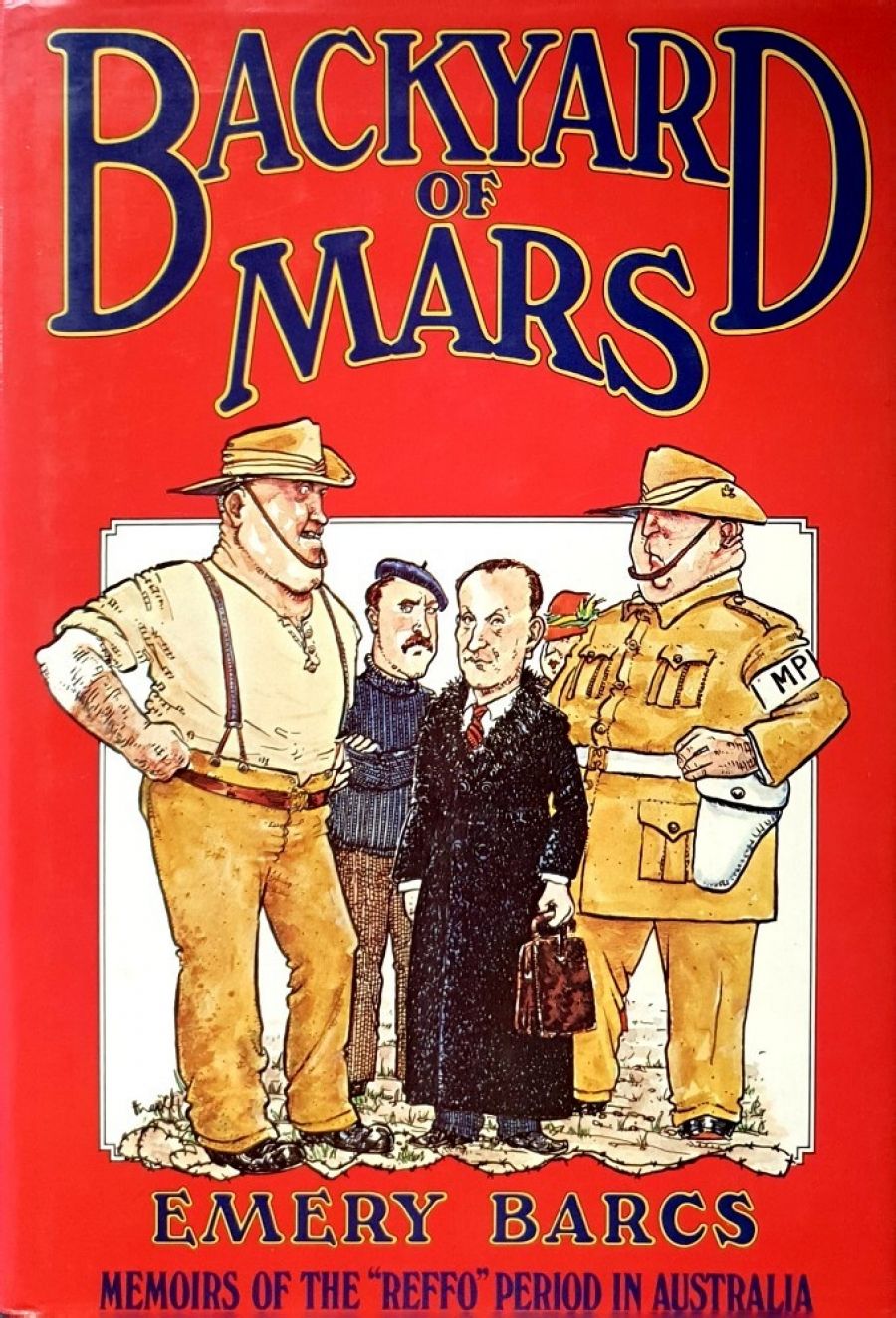 F.H. Gruen reviews ‘Backyard of Mars’ by Emery Barcs