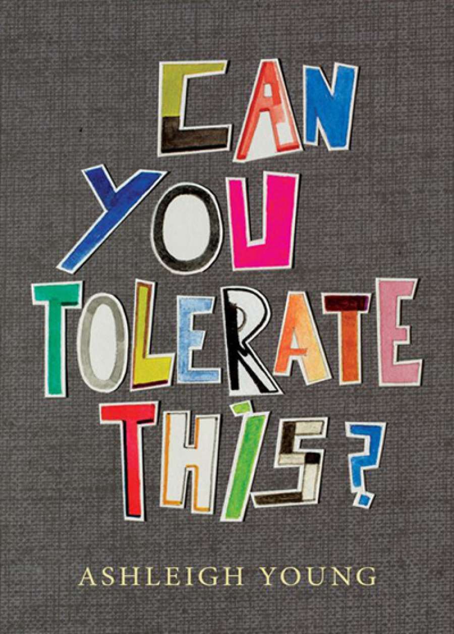 Mark Williams reviews Can You Tolerate This?: Personal essays by Ashleigh Young