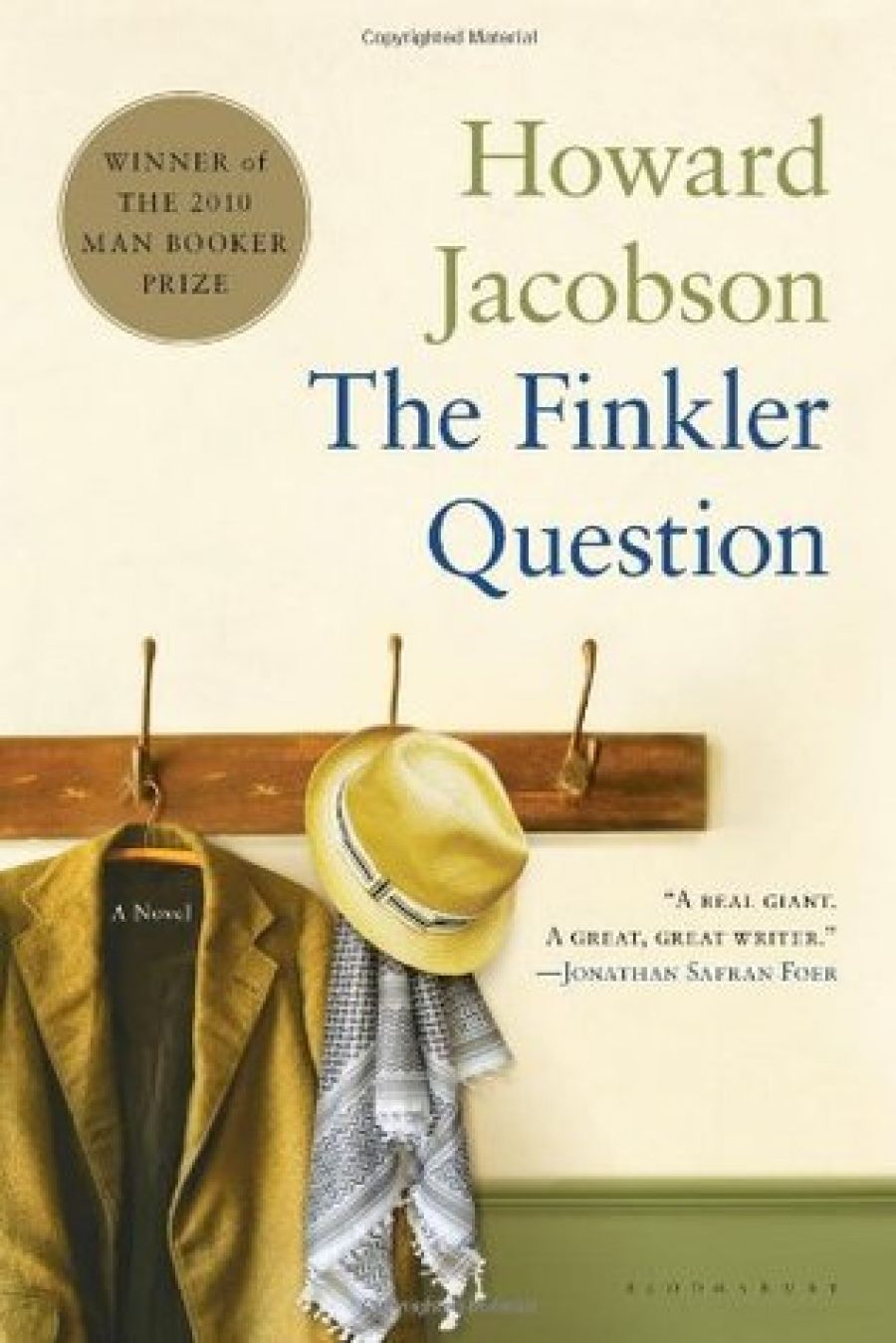 Don Anderson reviews The Finkler Question by Howard Jacobson