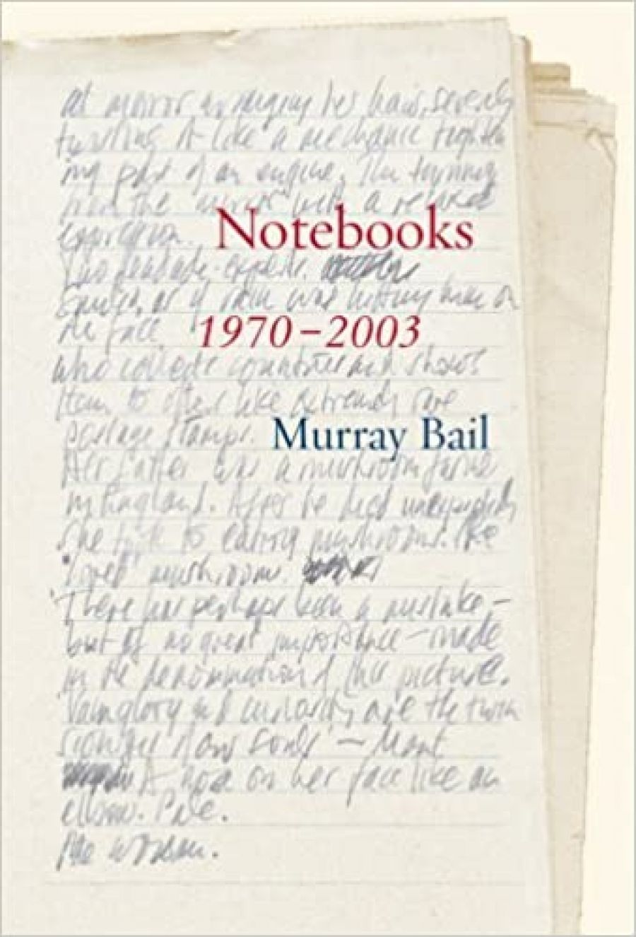 Patrick Allington reviews Notebooks: 1970–2003 by Murray Bail